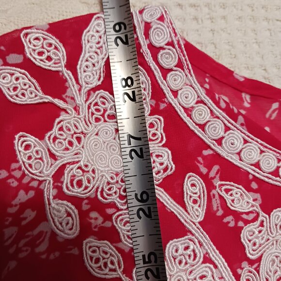 Susan Graver Pink Tunic Top size L - Picture 6 of 8